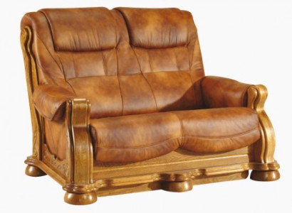 Two-seater Couch Classic Leather Sofa Upholstery Couch Sofa 2 Seater Leather